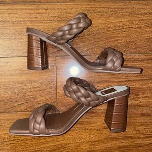 Dolce vita PAILY heels espresso stella size 7.5 braided sandals